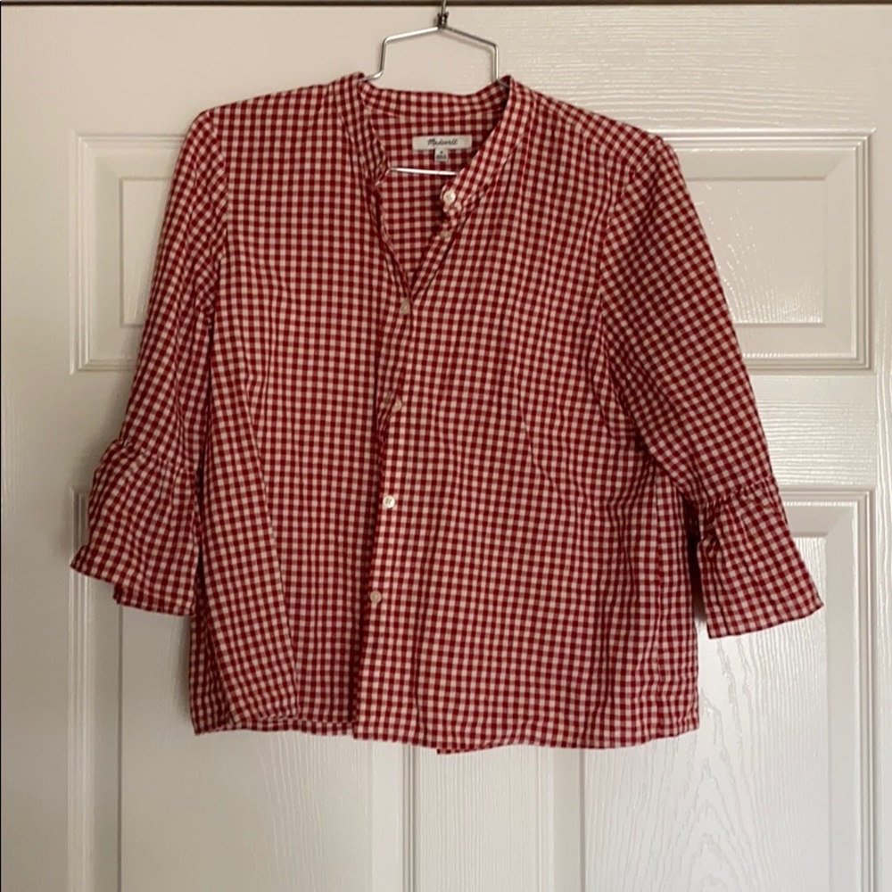 Madewell gingham button down